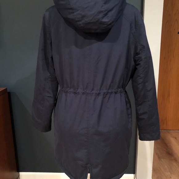 Navy Old Navy Sherpa lined coat. - Picture 3 of 5